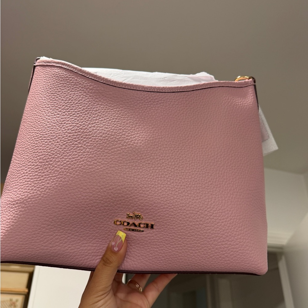 Coach Laurel Shoulder Bag in Carnation Pink NWT - Picture 5 of 7